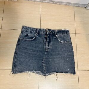 ZARA Denim Mini Skirt